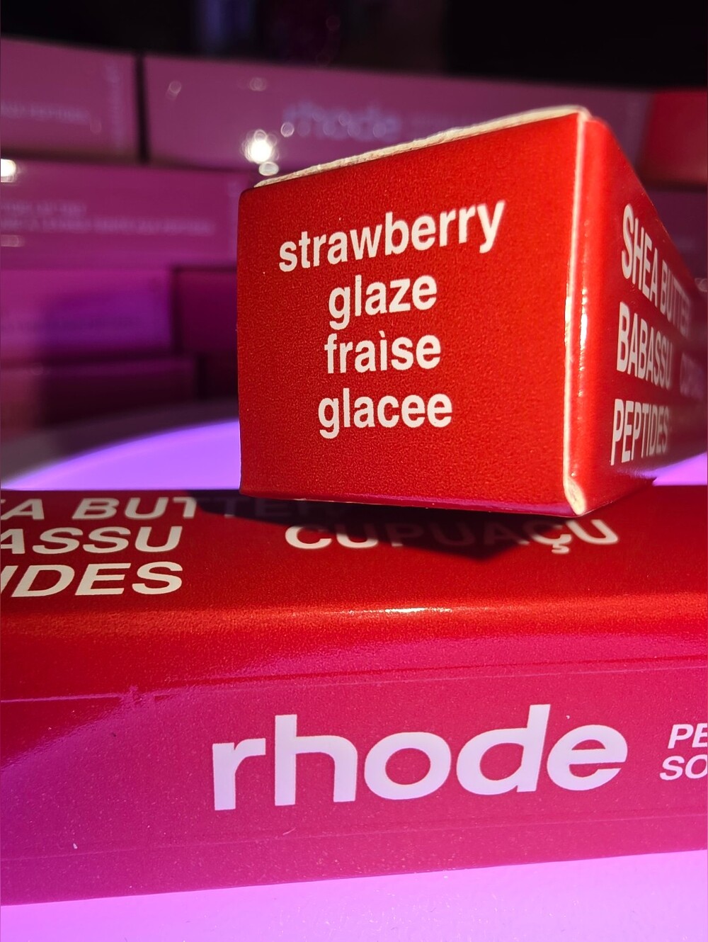 RHODE Peptide Lip Glaze- Strawberry Glaze